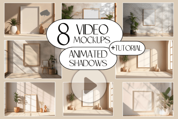 Download Frame Mockup Video Bundle PSD Mockup MP4 - Frame mockup video Collection