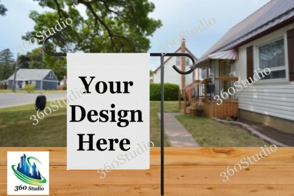 Download Garden Flag Mockup 6 - Flag mockup Collection